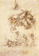 Michelangelo Buonarroti The Fall of Phaeton Spain oil painting artist